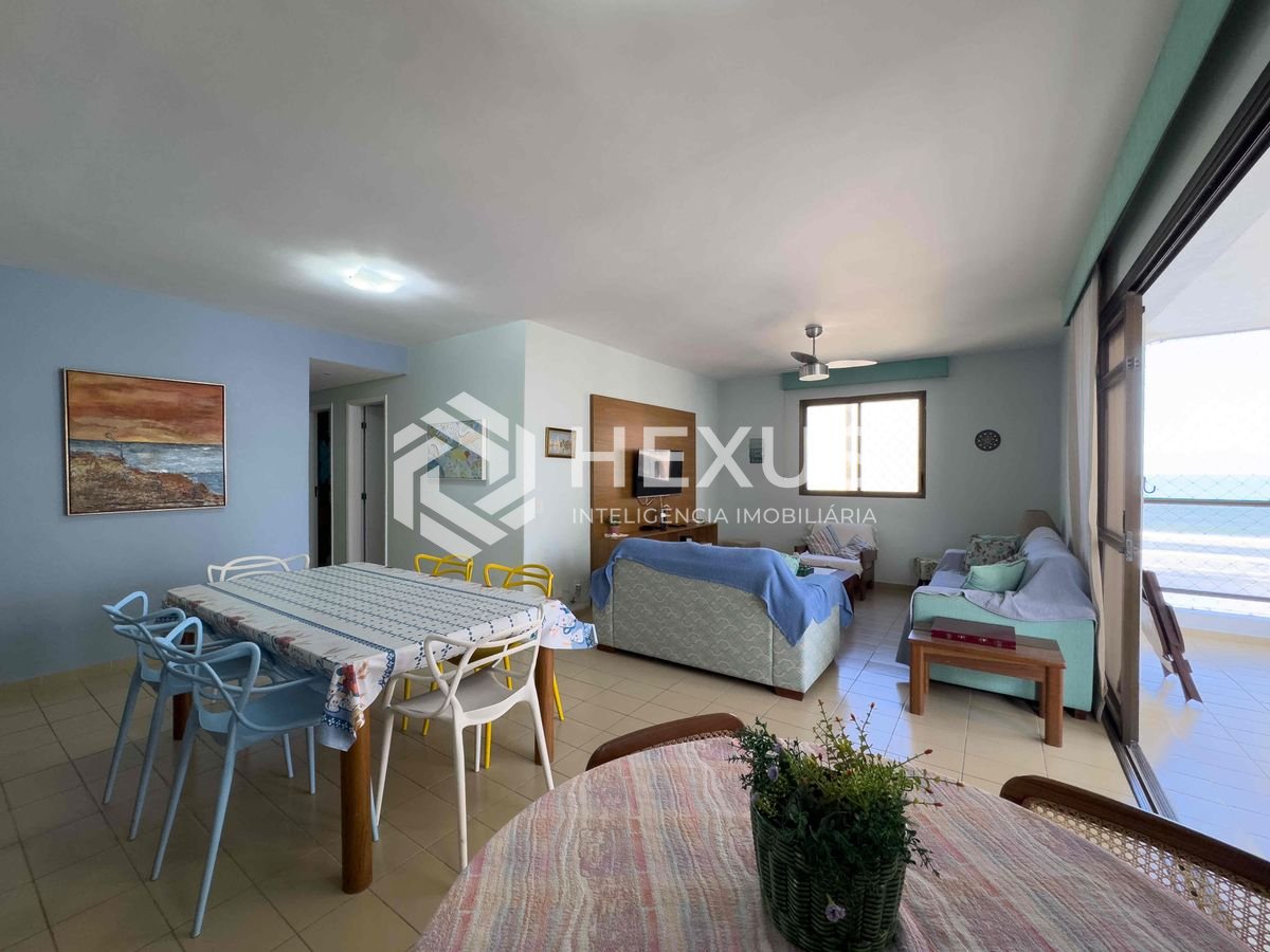 Foto 2 de Apartamento com varanda, vista mar, quadra mar, lazer, Praia das Pitangueiras, Guaruja | Hexus Inteligência Imobiliária