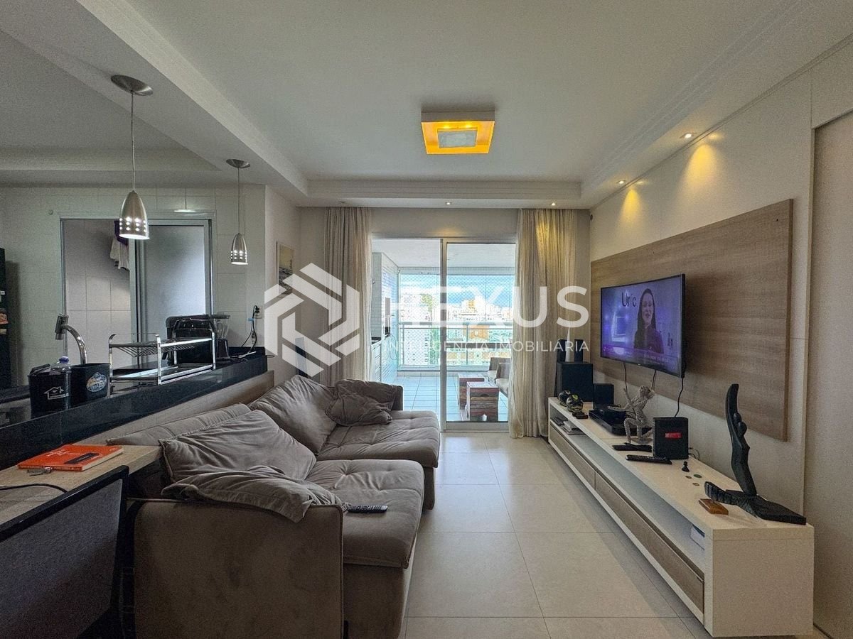 Foto 4 de Apartamento com varanda gourmet vista mar e lazer na Praia das Pitangueiras, Guaruja