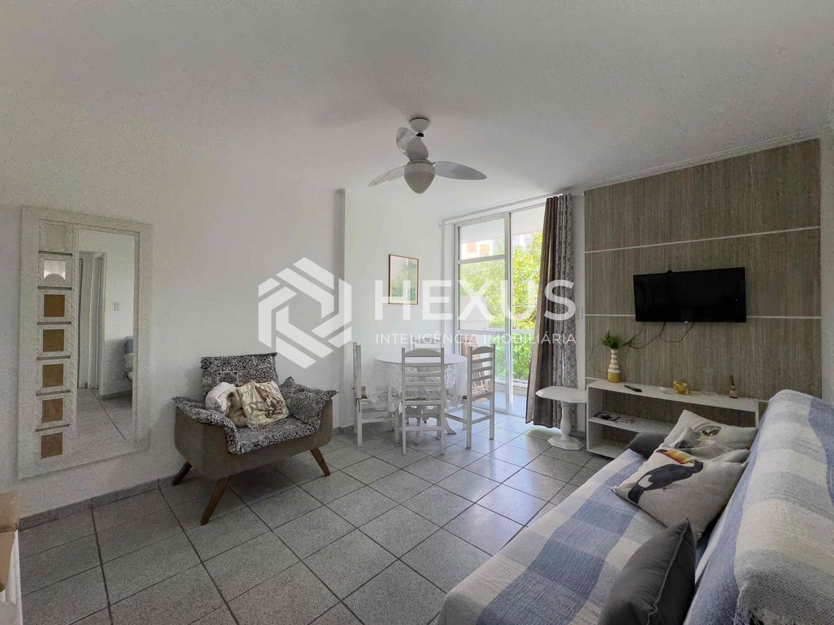 Foto 5 de Apartamento com varanda vista mar na beira mar da Praia das Pitangueiras, Guaruja