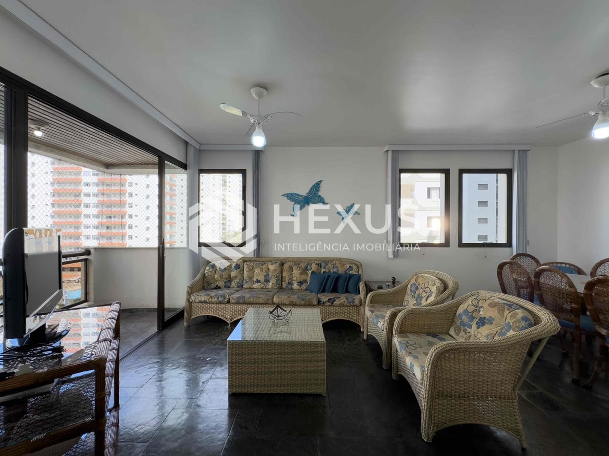 Foto 4 de Apartamento com varanda e vista mar na Praia das Pitangueiras - 3 Quartos (1 suíte), 2 Vagas, Guarujá-SP