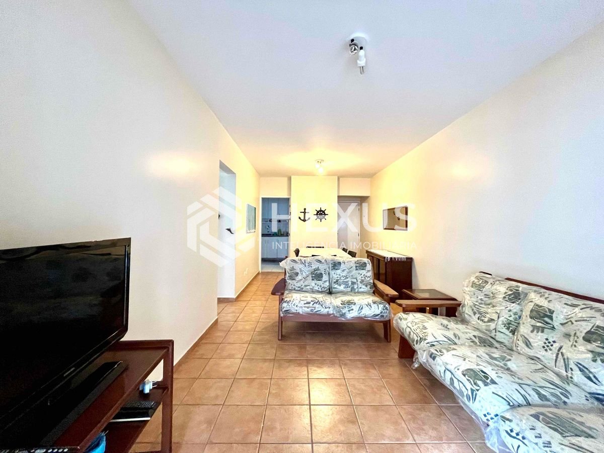 Foto 5 de Apartamento com varanda e lazer na quadra mar da Praia das Pitangueiras, Guarujá-SP - 3 Quartos (1 Suíte), 2 Vagas | Hexus Inteligência Imobiliária