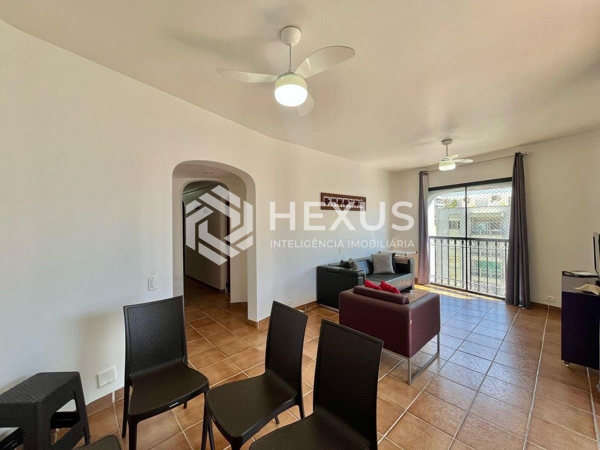 Foto 5 de Apartamento com varanda, lazer e vista livre a uma quadra da Praia das Pitangueiras, Guaruja | Hexus