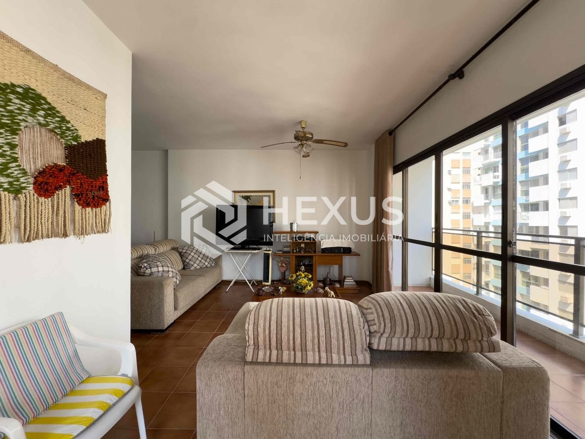 Foto 4 de Apartamento com varanda, vista mar e lazer na Praia das Pitangueiras, Guaruja | Hexus