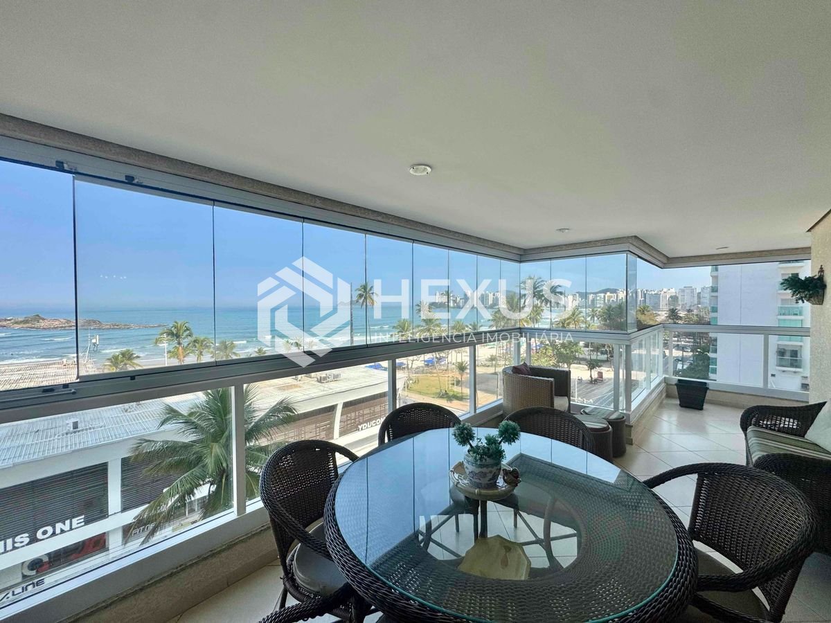 Foto 2 de Apartamento frente mar com varanda gourmet e lazer na Praia das Pitangueiras, Guaruja