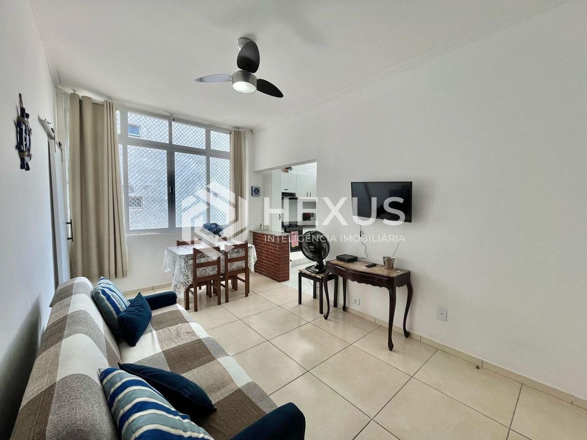 Foto 2 de Apartamento mobiliado a uma quadra da Praia das Pitangueiras, Guaruja