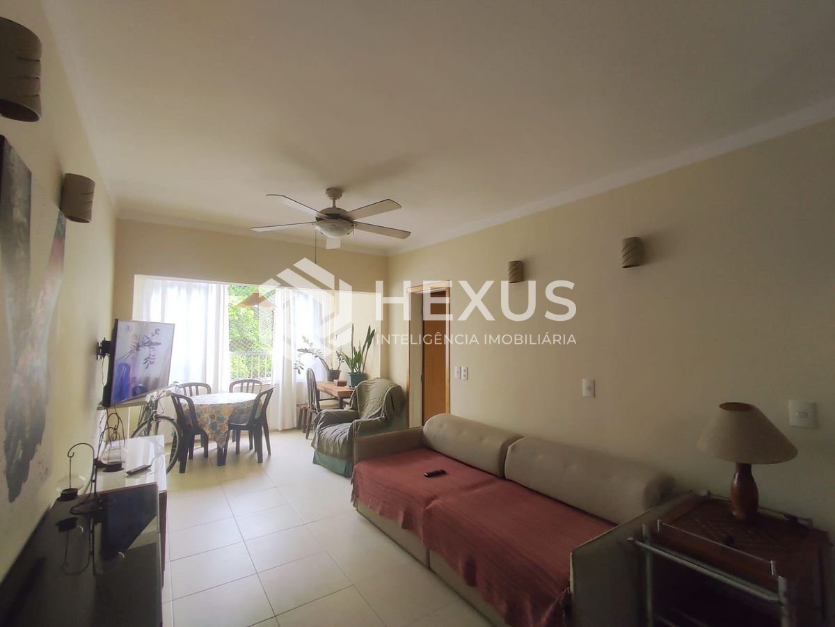 Foto 2 de Apartamento com varanda na quadra mar da Praia das Pitangueiras, Guaruja | Hexus