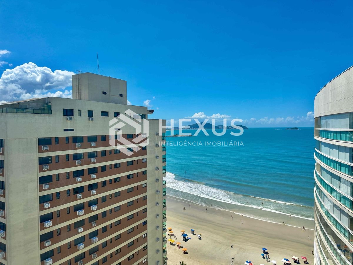 Foto 2 de Apartamento frente mar com varanda gourmet vista mar e lazer na Praia das Asturias, Guaruja