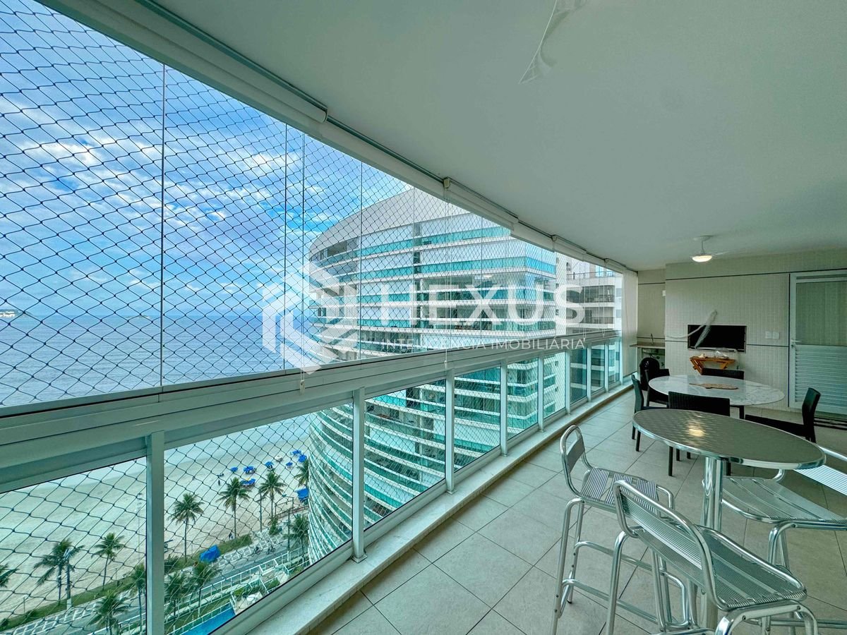 Foto 2 de Apartamento frente mar com varanda gourmet vista mar e lazer na Praia das Asturias, Guaruja