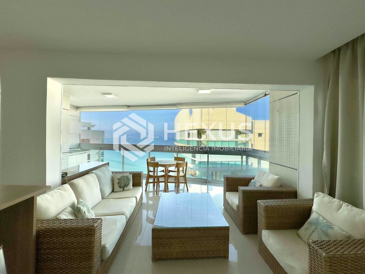 Foto 4 de Apartamento frente mar com varanda gourmet vista mar e lazer na Praia das Asturias, Guaruja
