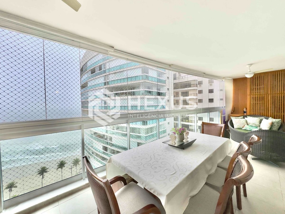 Foto 2 de Apartamento frente mar com varanda gourmet vista mar e lazer na Praia das Asturias, Guaruja