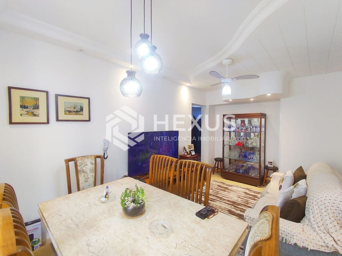 Foto 4 de Apartamento com varanda, 2 quartos, 1 vaga na praia das Asturias, Guaruja-sp