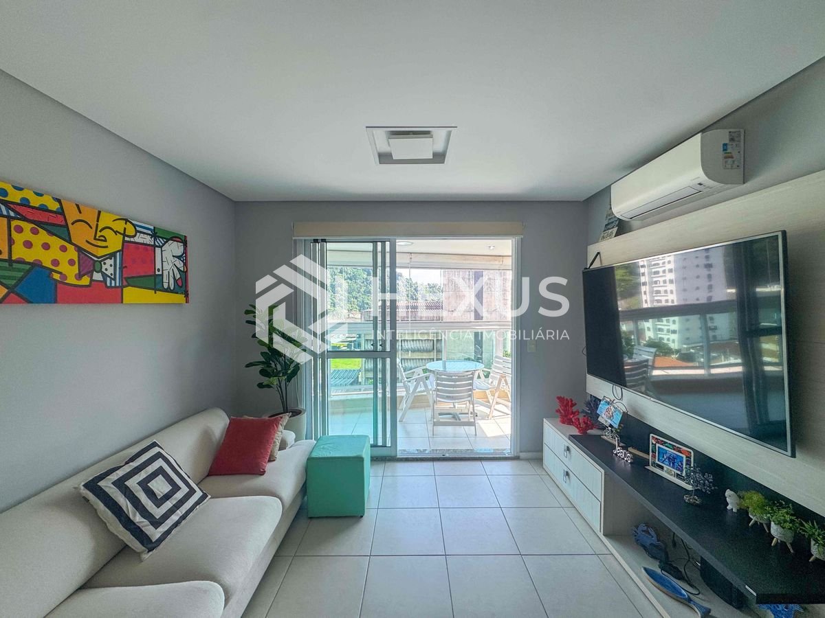 Foto 5 de Apartamento com varanda gourmet a lazer na Praia das Pitangueiras, Guaruja