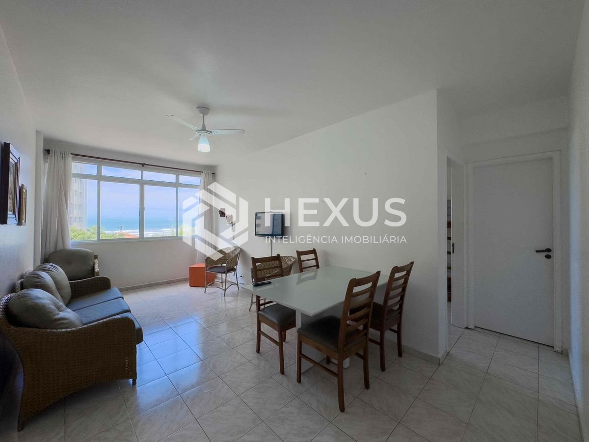Foto 2 de Apartamento com vista mar na quadra mar da Praia das Pitangueiras, Guaruja
