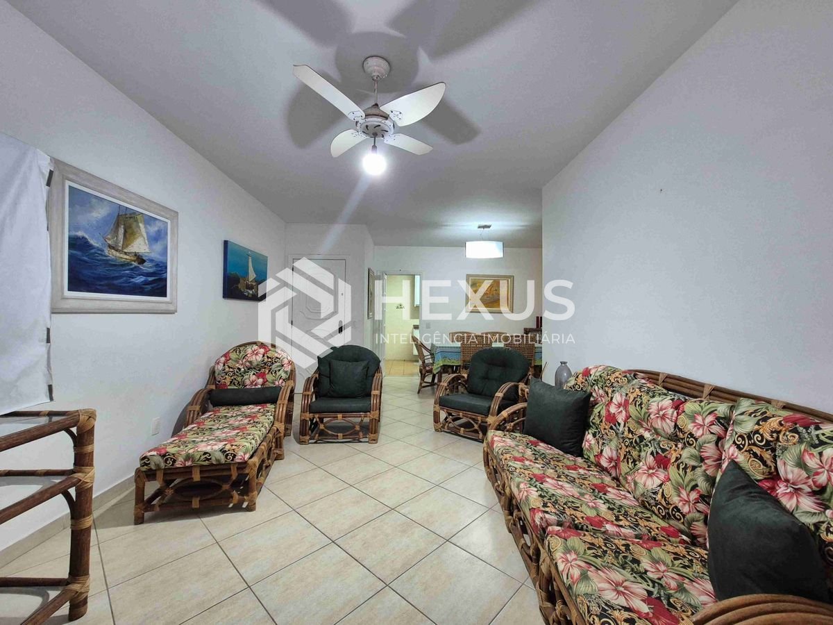 Foto 4 de Apartamento com varanda e lazer na Praia das Pitangueiras, Guaruja