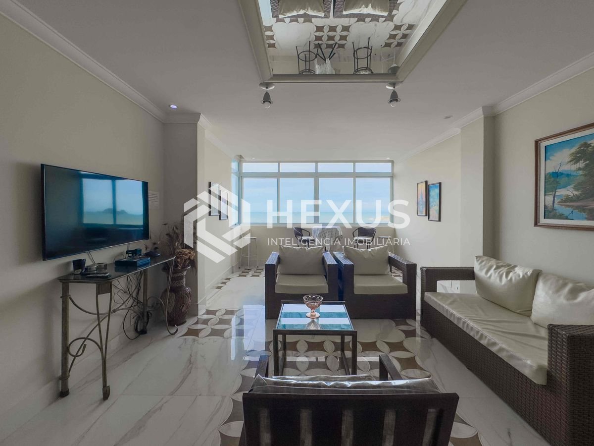 Foto 5 de Apartamento reformado frente mar com vista mar na Praia das Pitangueiras, Guaruja