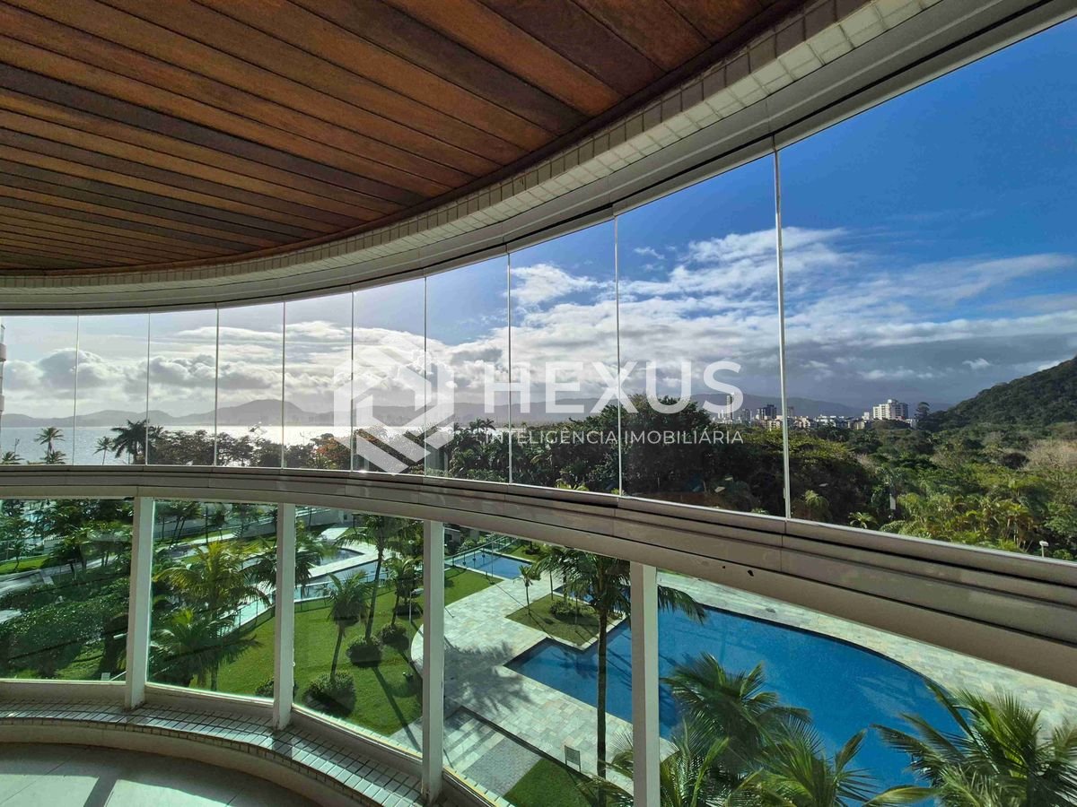 Foto 3 de Apartamento frente mar com lazer de clube varanda gourmet e vaga náutica na Praia da Enseada, Guaruja