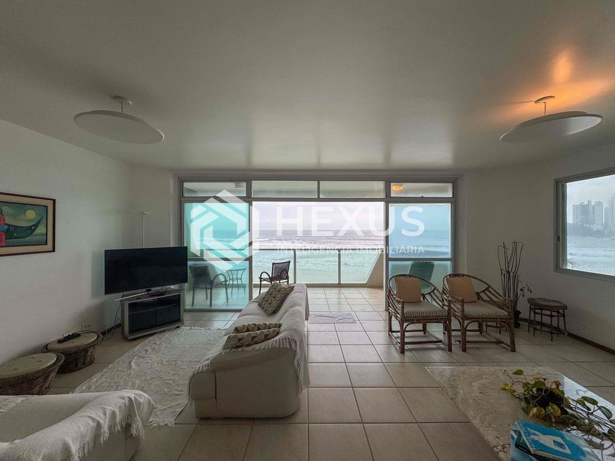 Foto 4 de Apartamento frente mar com varanda vista mar e lazer na Praia das Asturias, Guaruja