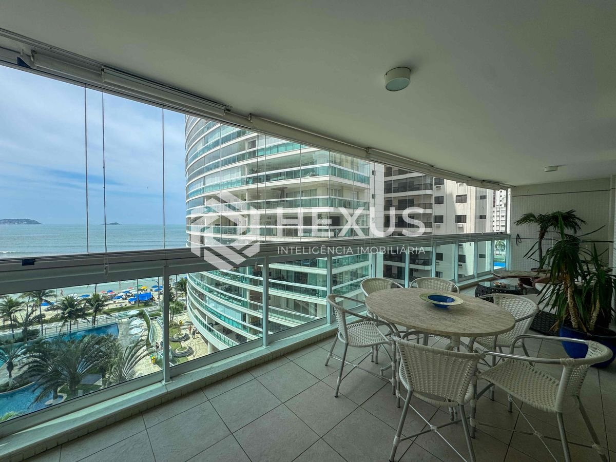 Foto 2 de Apartamento frente mar com varanda gourmet vista mar e lazer na Praia das Asturias, Guaruja