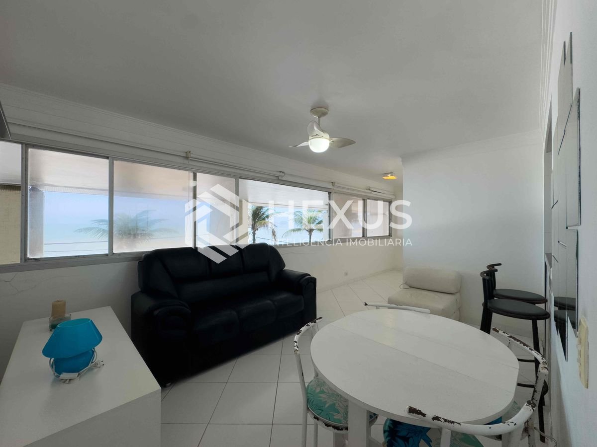 Foto 4 de Apartamento frente mar com vista mar na Praia das Pitangueiras, Guaruja
