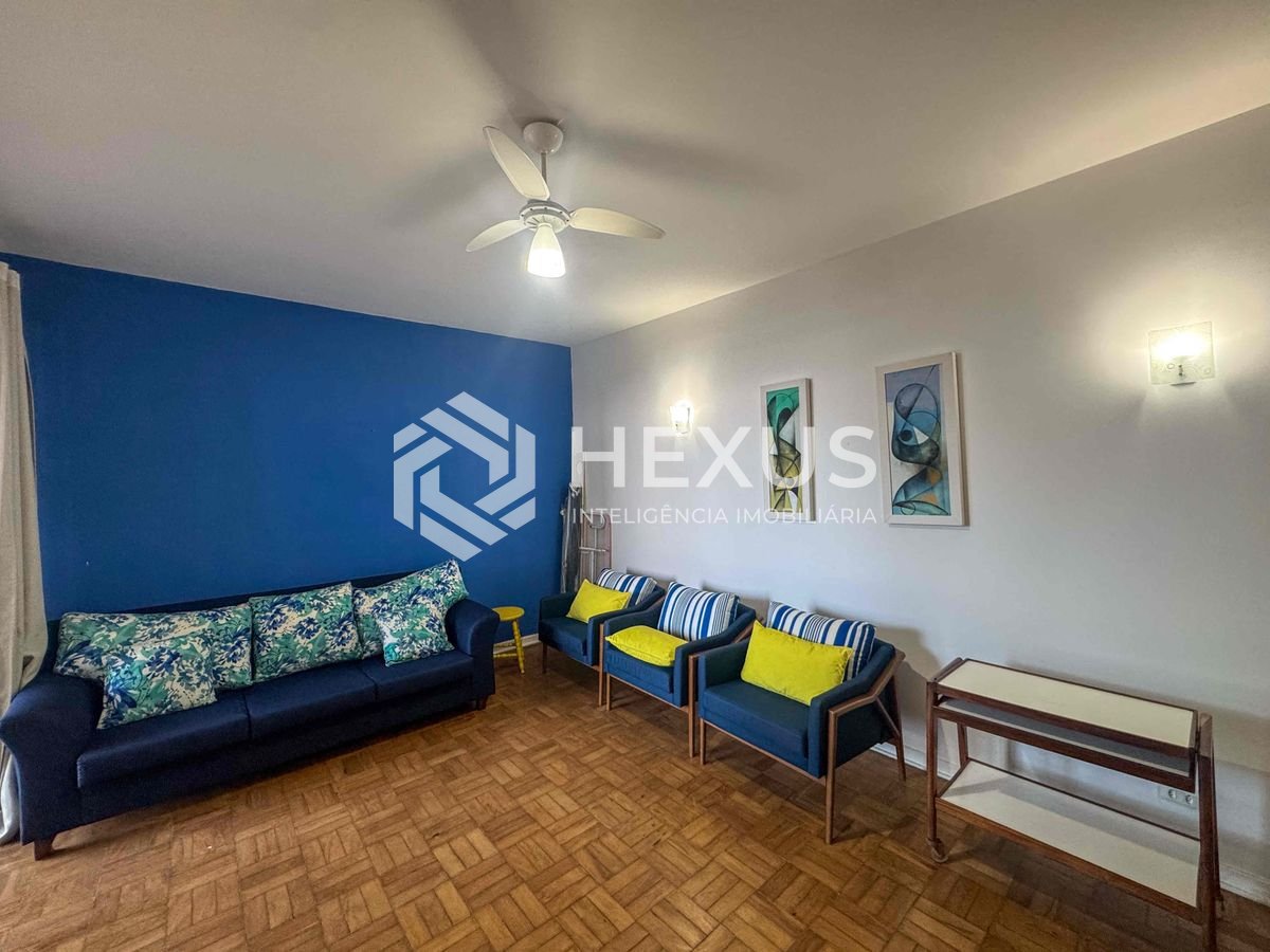 Foto 4 de Apartamento frente mar com varanda vista mar na Praia das Pitangueiras, Guaruja
