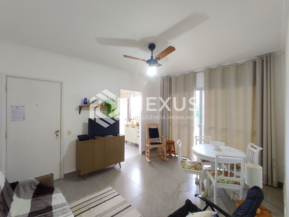 Foto 4 de Apartamento com varanda e lazer na praia da Enseada, Guaruja