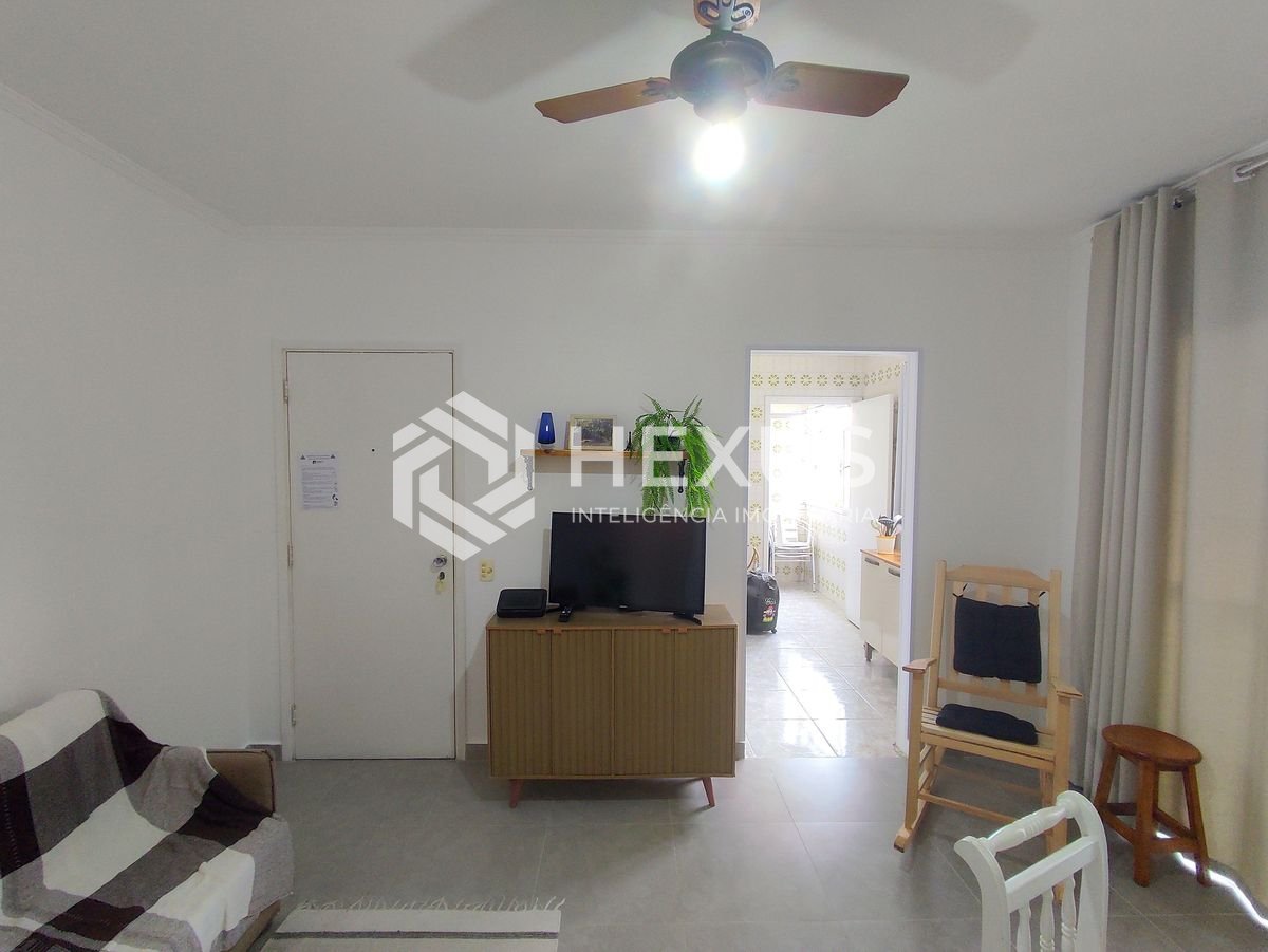 Foto 5 de Apartamento com varanda e lazer na praia da Enseada, Guaruja
