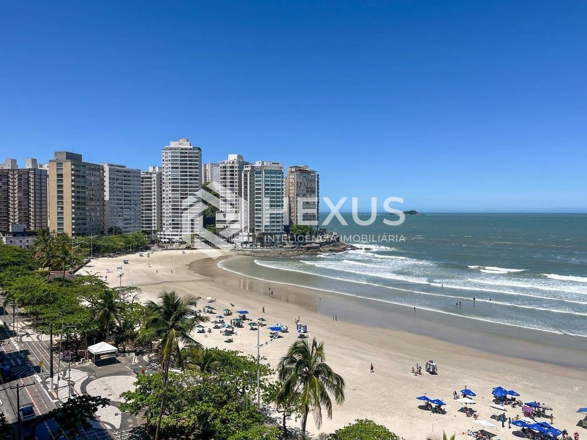 Foto 5 de Apartamento frente mar reformado com varanda vista mar na Praia das Pitangueiras, Guaruja