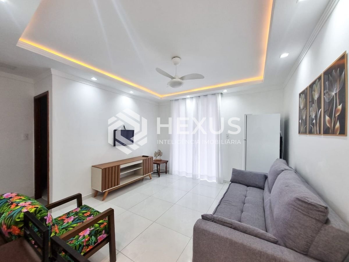 Foto 4 de Apartamento com varanda e vista mar na quadra mar da Praia das Pitangueiras, Guaruja