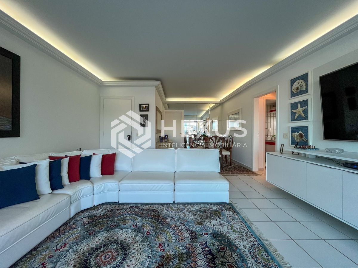 Foto 4 de Apartamento frente mar com varanda vista mar e lazer nas Pitangueiras, Guarujá
