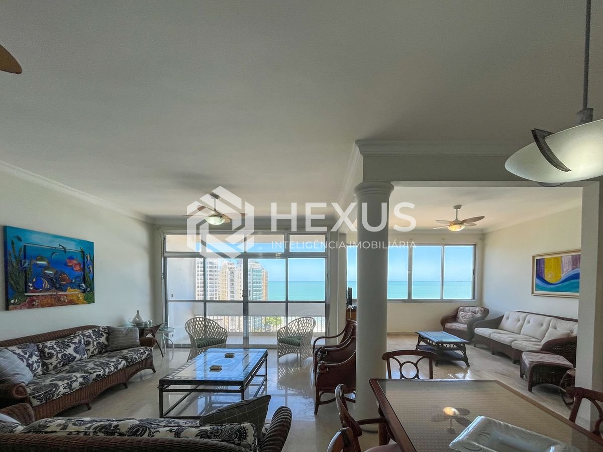 Foto 4 de Apartamento frente mar com varanda na Praia das Pitangueiras, Guaruja