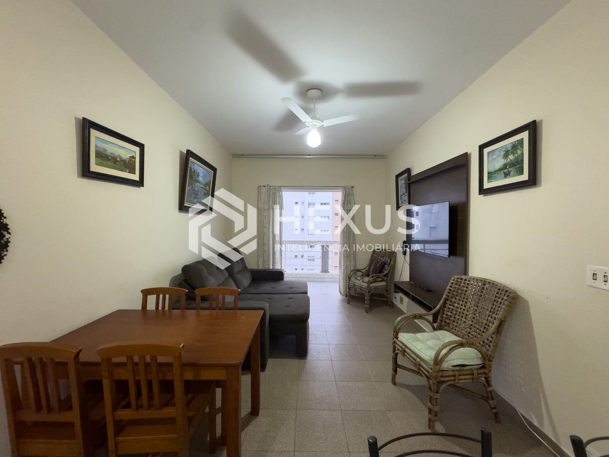 Foto 4 de Apartamento com varanda vista mar na beira mar da Praia das Pitangueiras, Guarujá
