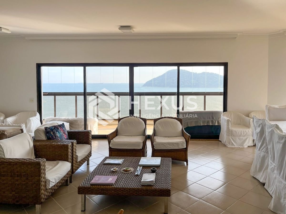 Foto 4 de Apartamento frente mar com varanda gourmet e lazer na Praia das Asturias, Guaruja