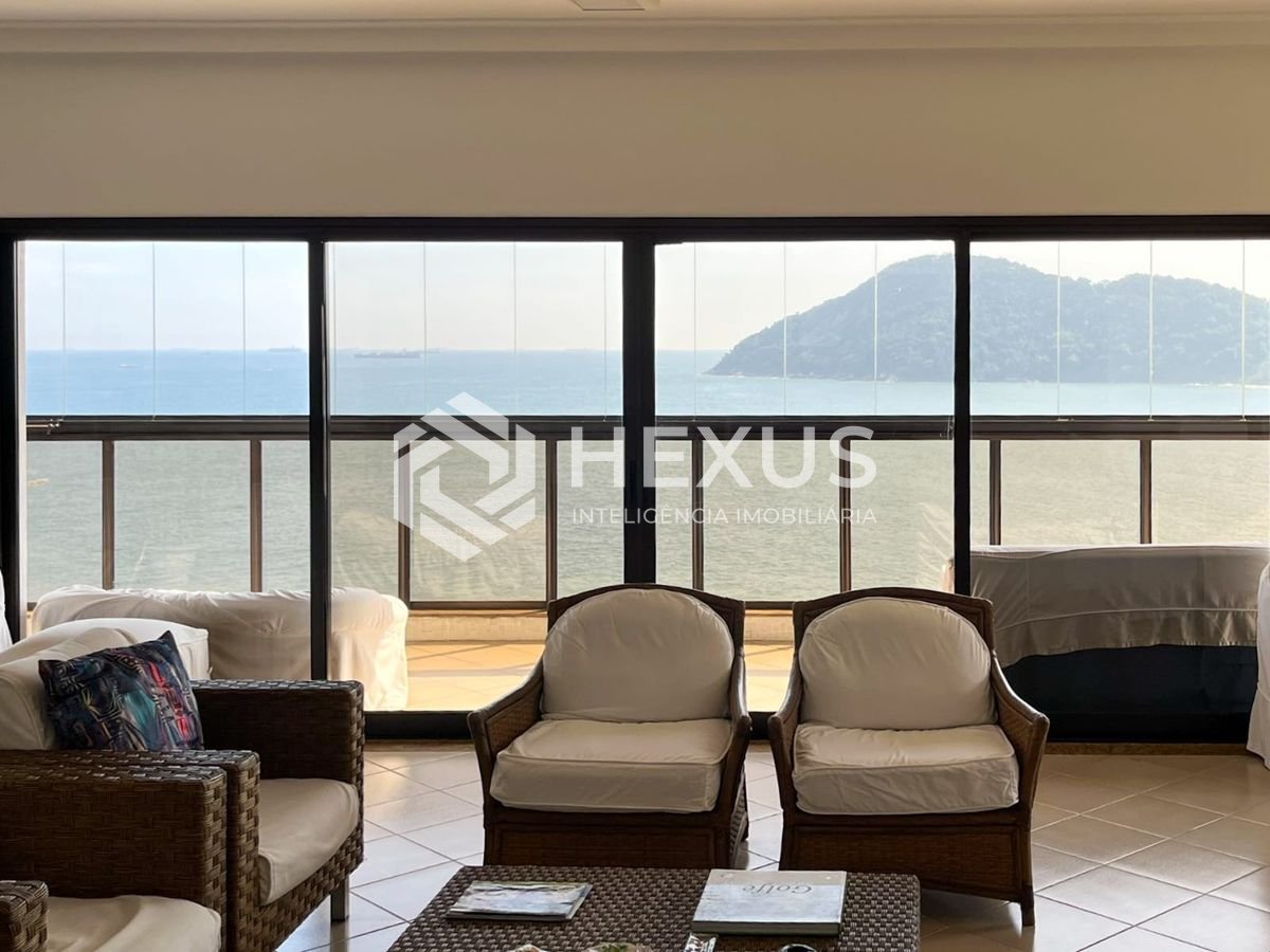 Foto 5 de Apartamento frente mar com varanda gourmet e lazer na Praia das Asturias, Guaruja