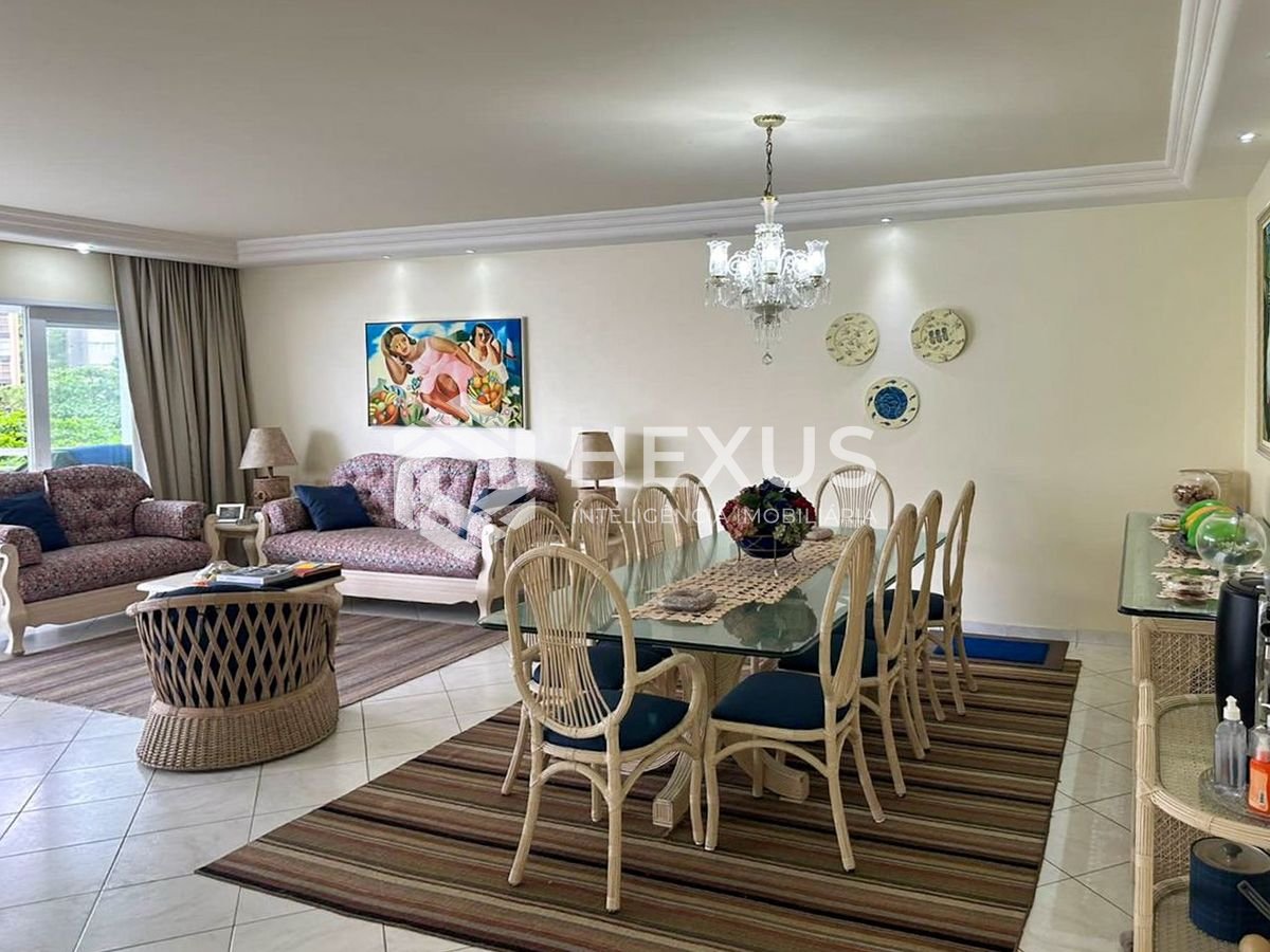 Foto 4 de Apartamento frente mar com varanda vista mar e lazer nas Pitangueiras, Guarujá