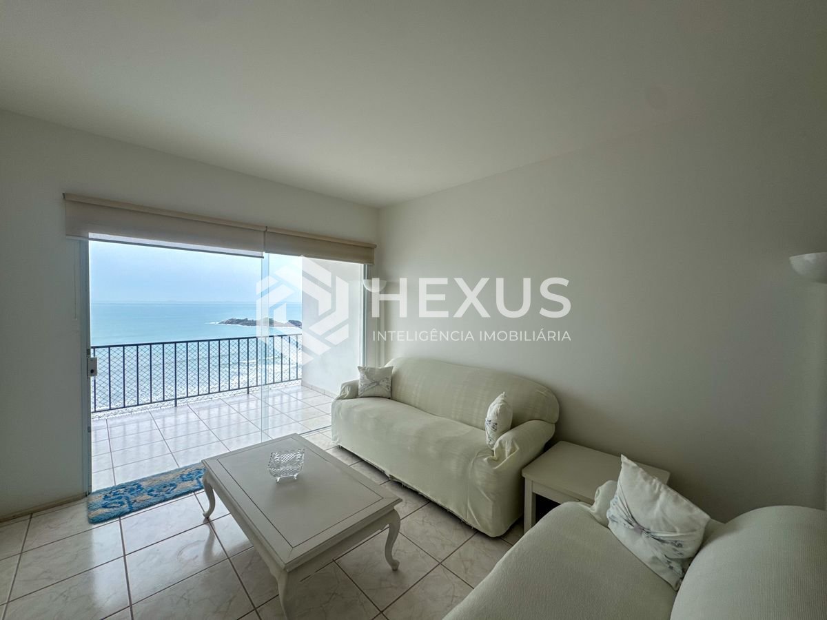 Foto 2 de Apartamento frente mar com varanda vista mar e lazer na Praia das Pitangueiras, Guaruja