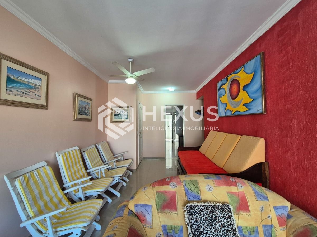 Foto 4 de Apartamento com varanda e lazer na Praia das Pitangueiras, Guaruja