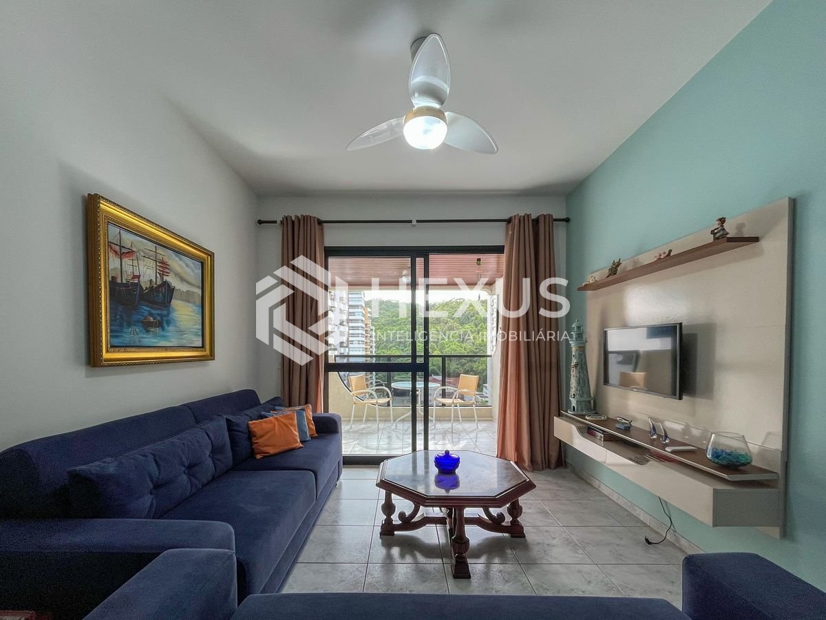 Foto 3 de Apartamento com varanda e lazer na Praia das Pitangueiras, Guaruja