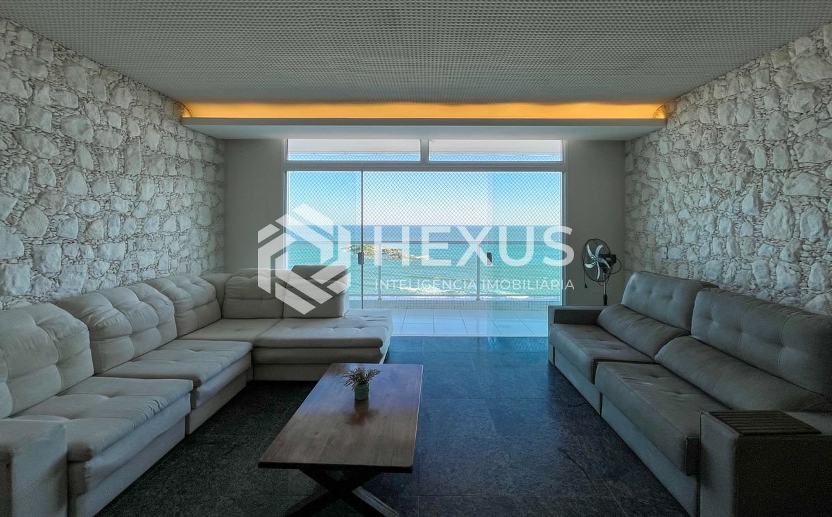 Foto 3 de Apartamento reformado frente mar com varanda vista mar na Praia das Pitangueiras, Guaruja