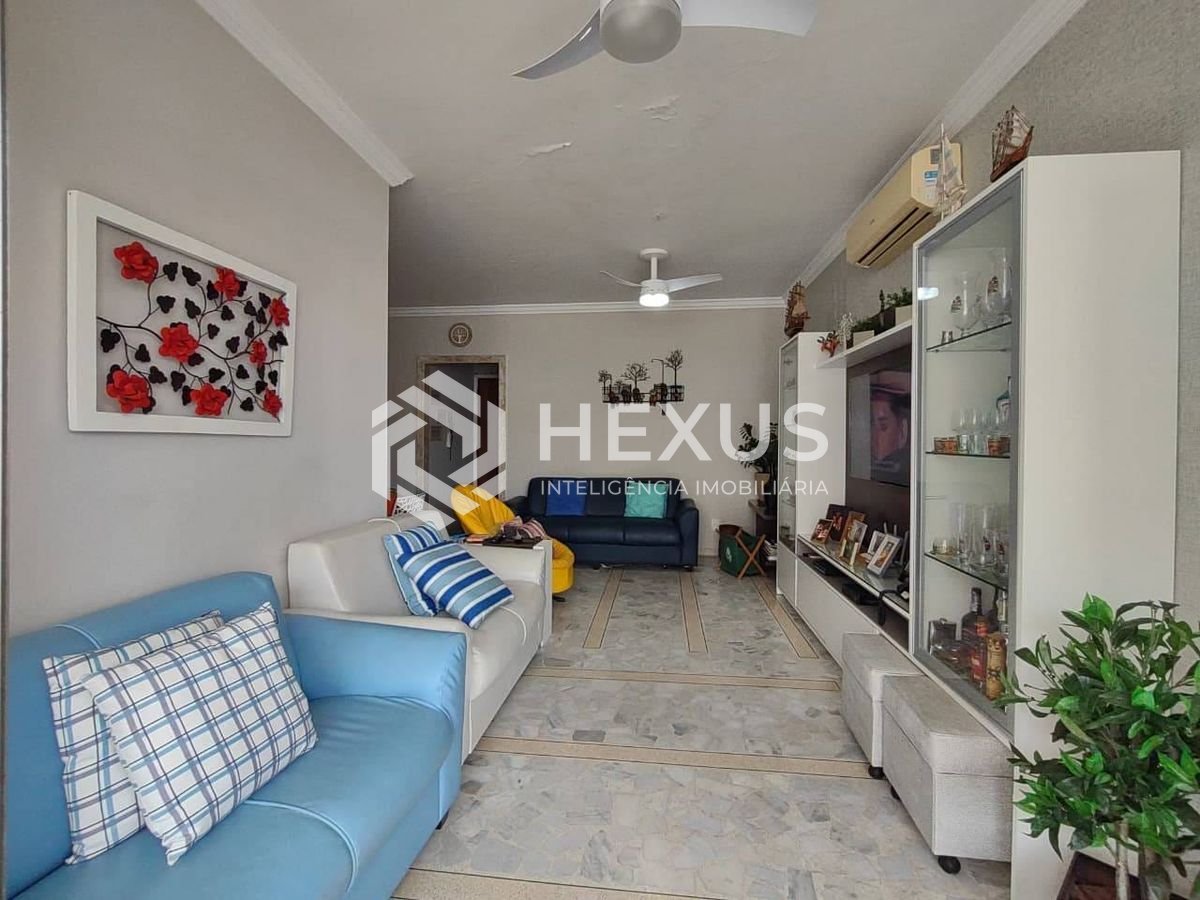 Foto 4 de Apartamento com varanda e lazer na Praia da Enseada, Guaruja