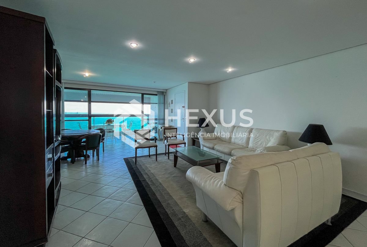 Foto 3 de Apartamento frente mar com varanda gourmet e lazer na Praia das Pitangueiras, Guaruja