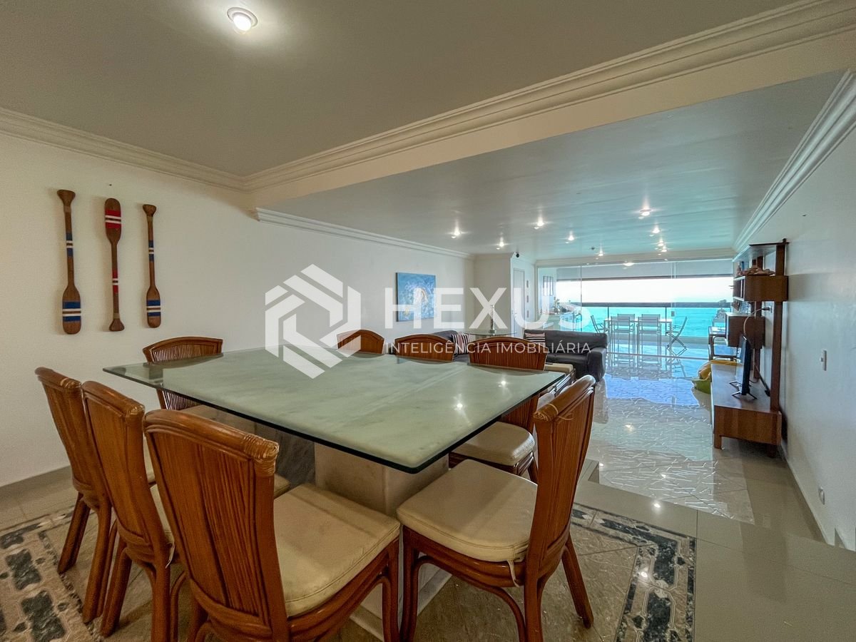 Foto 4 de Apartamento frente mar com varanda gourmet vista mar e lazer nas Pitangueiras, Guarujá