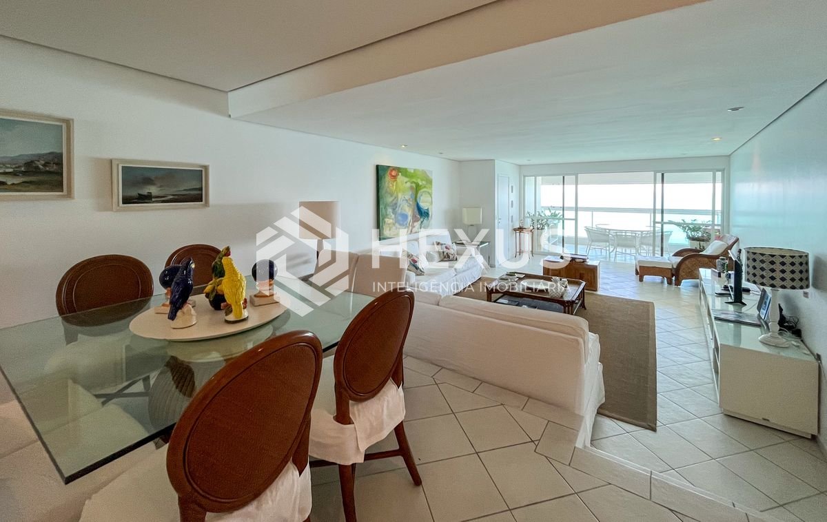Foto 3 de Apartamento frente mar com varanda gourmet e lazer na Praia das Pitangueiras, Guaruja