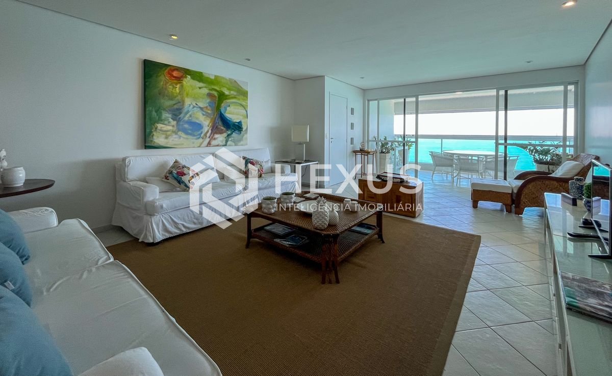 Foto 4 de Apartamento frente mar com varanda gourmet e lazer na Praia das Pitangueiras, Guaruja