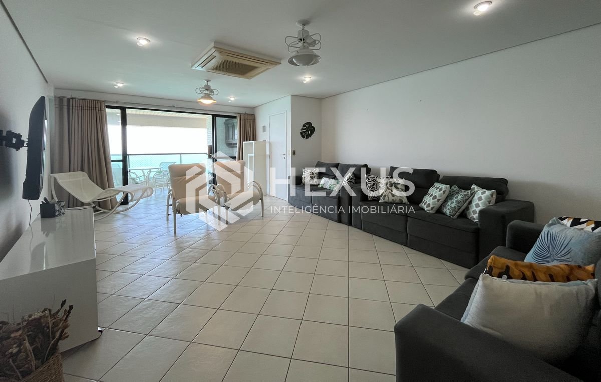 Foto 3 de Apartamento frente mar com varanda gourmet e lazer na Praia das Pitangueiras, Guaruja