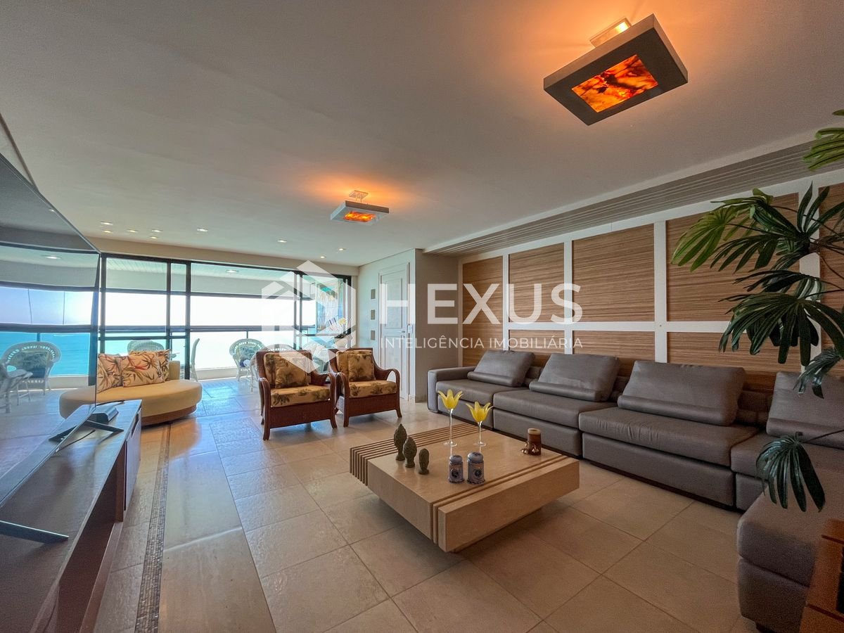 Foto 3 de Apartamento frente mar com varanda gourmet e lazer na Praia das Pitangueiras, Guaruja
