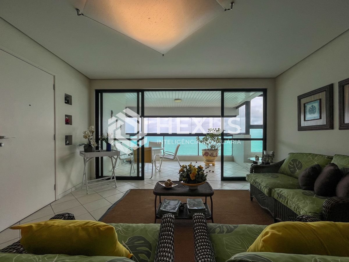 Foto 3 de Apartamento frente mar com varanda gourmet e lazer completo na Praia das Pitangueiras, Guaruja