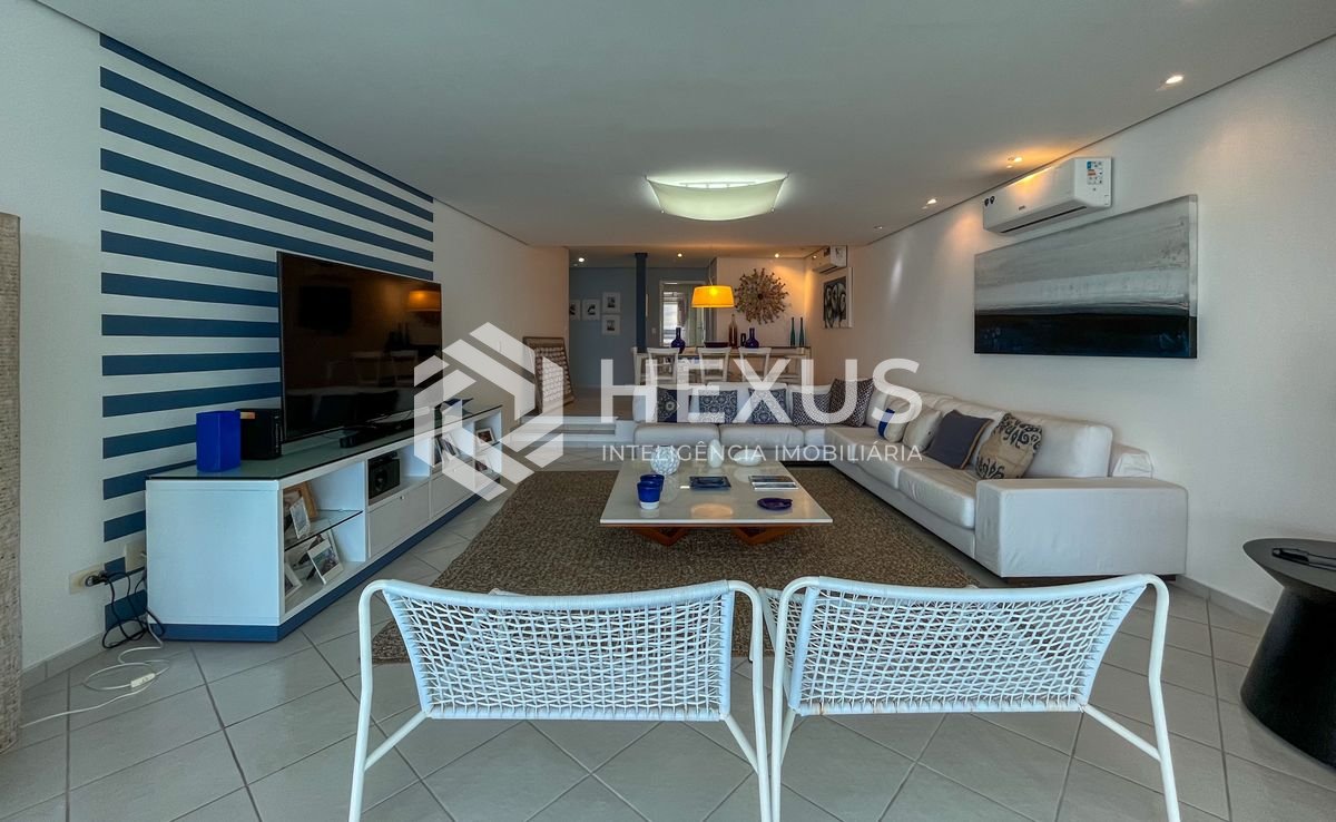 Foto 3 de Apartamento frente mar com varanda gourmet e lazer na Praia das Pitangueiras, Guaruja