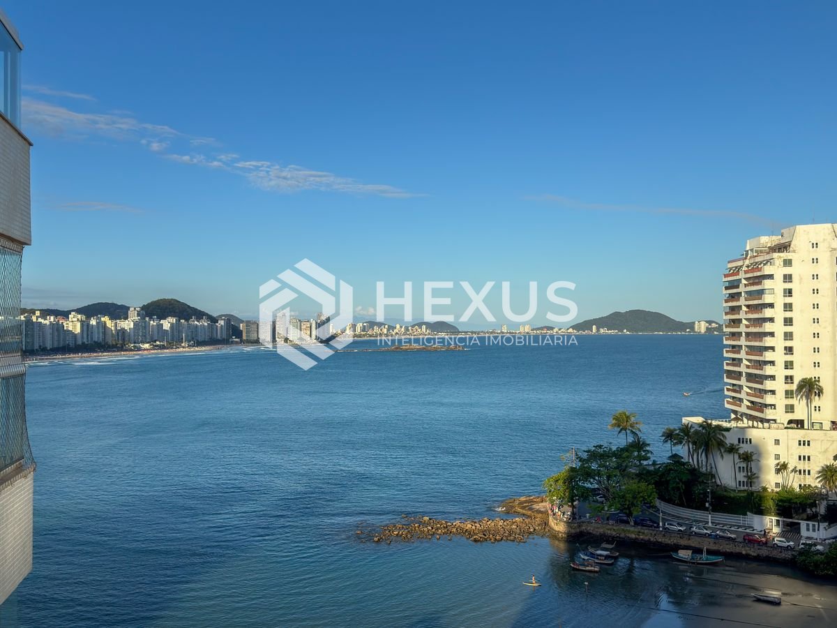 Foto 3 de Apartamento frente mar com varanda gourmet vista mar e lazer na Praia das Asturias, Guaruja