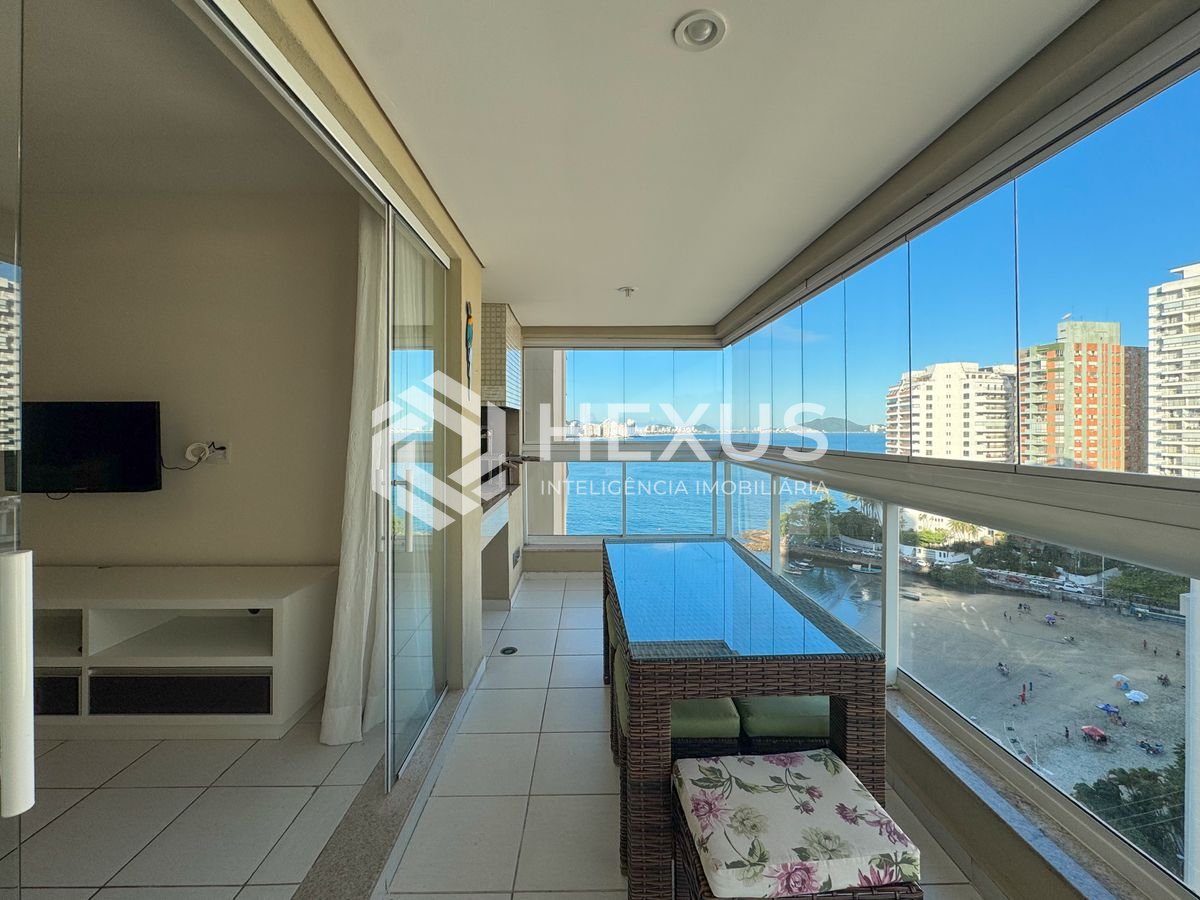 Foto 4 de Apartamento frente mar com varanda gourmet vista mar e lazer na Praia das Asturias, Guaruja