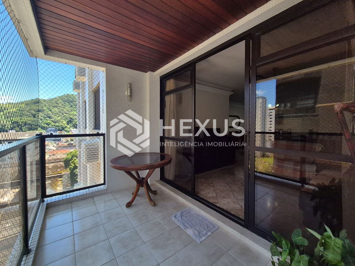 Foto 4 de Apartamento com varanda e lazer na Praia das Pitangueiras, Guaruja